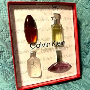 Calvin Klein perfumes Obsession, Eternity, CK Eau de toilette, Euphoria 15ml ea